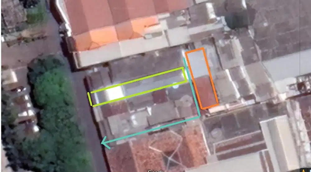 Ruko gandeng 2.5 lt JUAL MURAH mepet NJOP di Tiang Bendera, Tambora