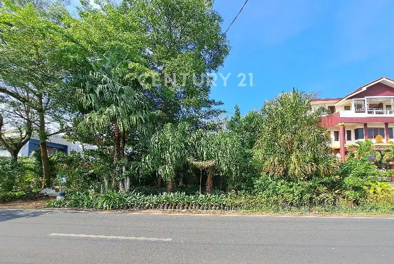 Tanah Poros Jalan Dekat Danau Tanjung Bunga