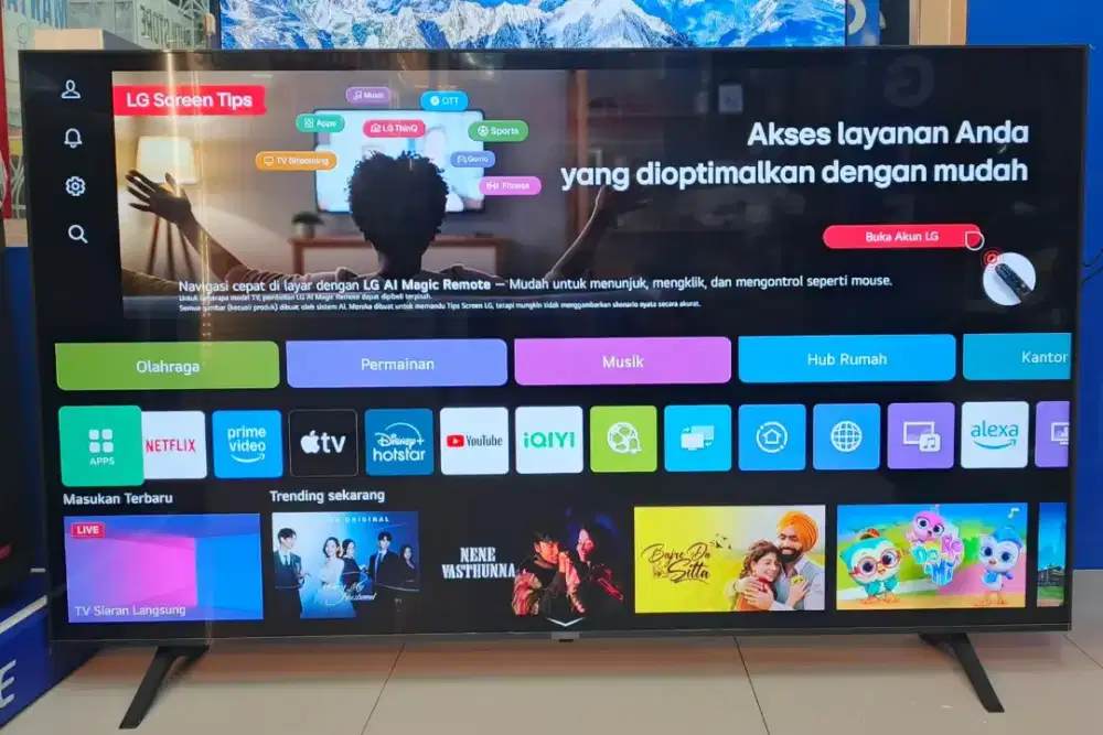 LG SMART 55 INC UR80 HDR4K