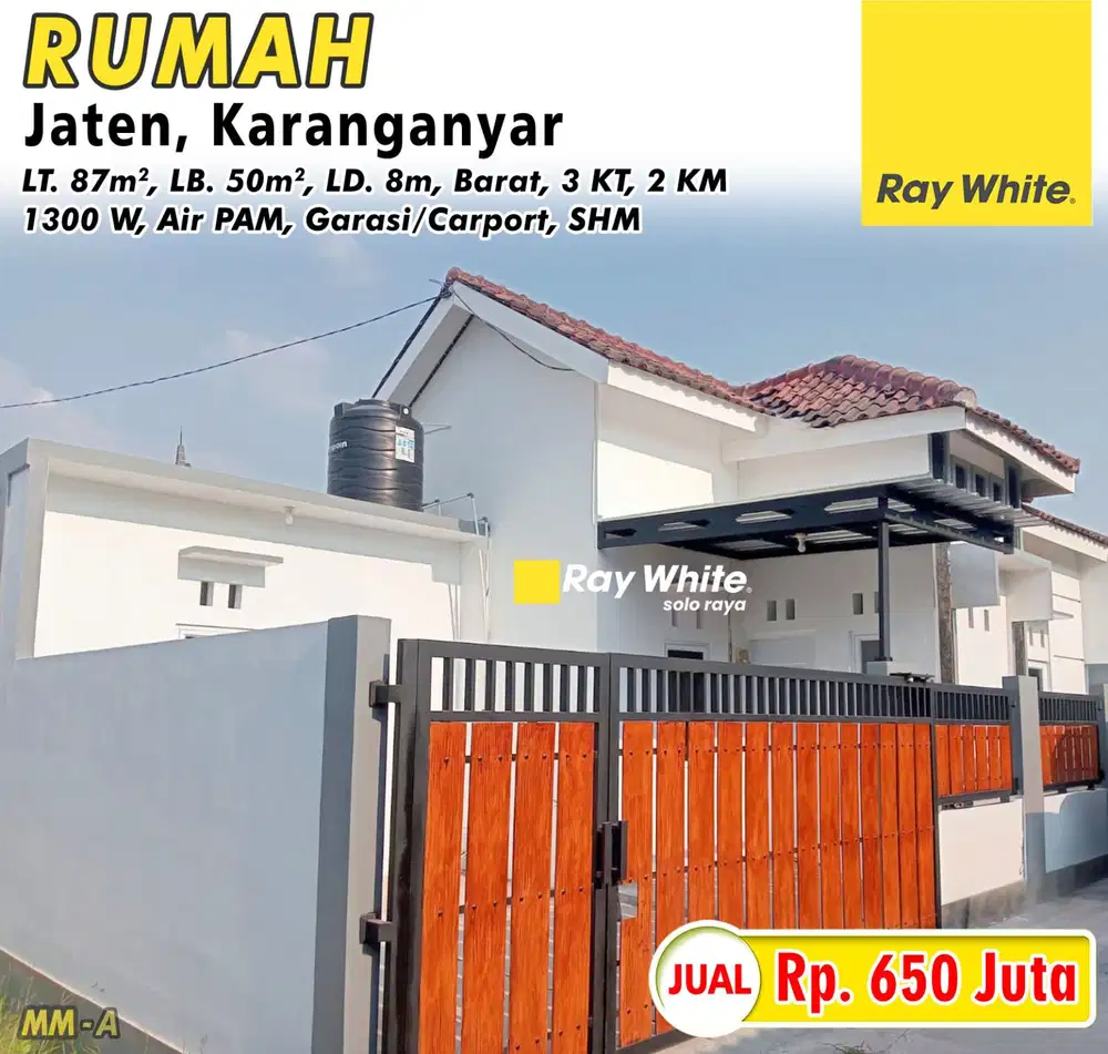 Rumah Baru Bagus Siap Huni Lokasi Jaten Karanganyar