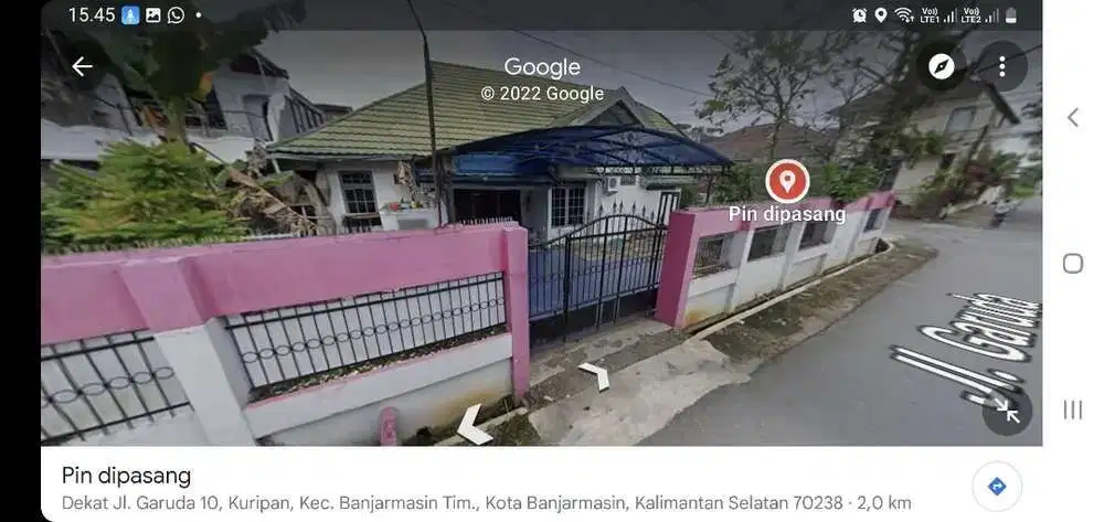 Dijual rumah di gatot hitung tanah