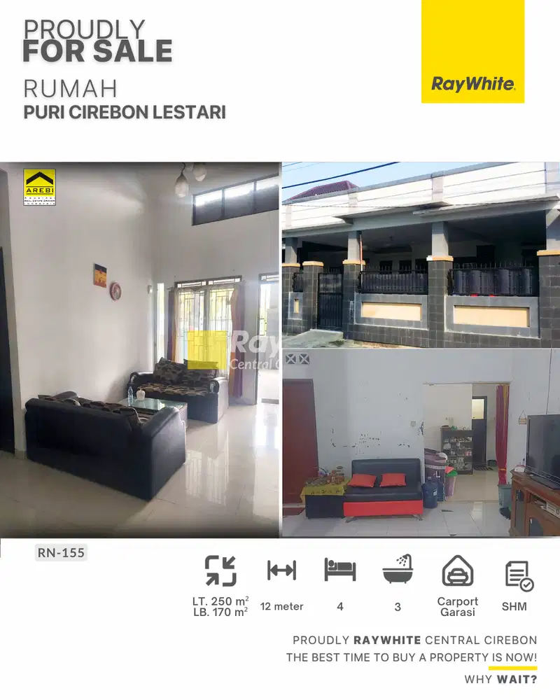 Jual Rumah SHM di Puri Cirebon Lestari