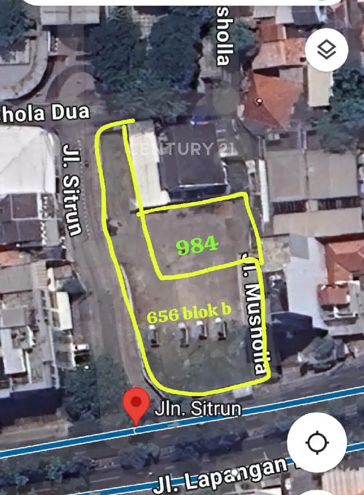 Jual Tanah Lapangan Bola, Depan RCTI, Hook! Lokasi Strategis!