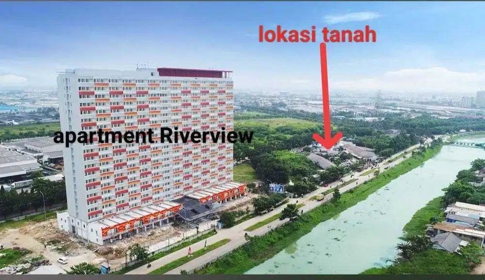 Tanah commercial/industri siap pakai,samping apartemen Riverview,JBBK