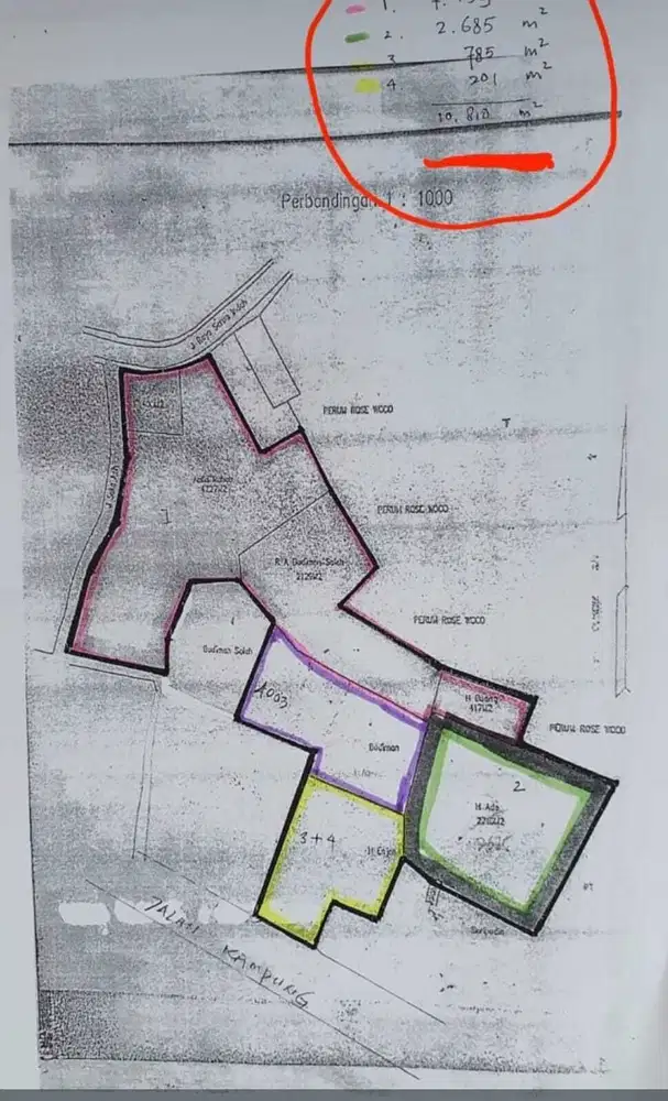 JUAL TURUN HARGA TANAH DI SERUA CIPUTAT