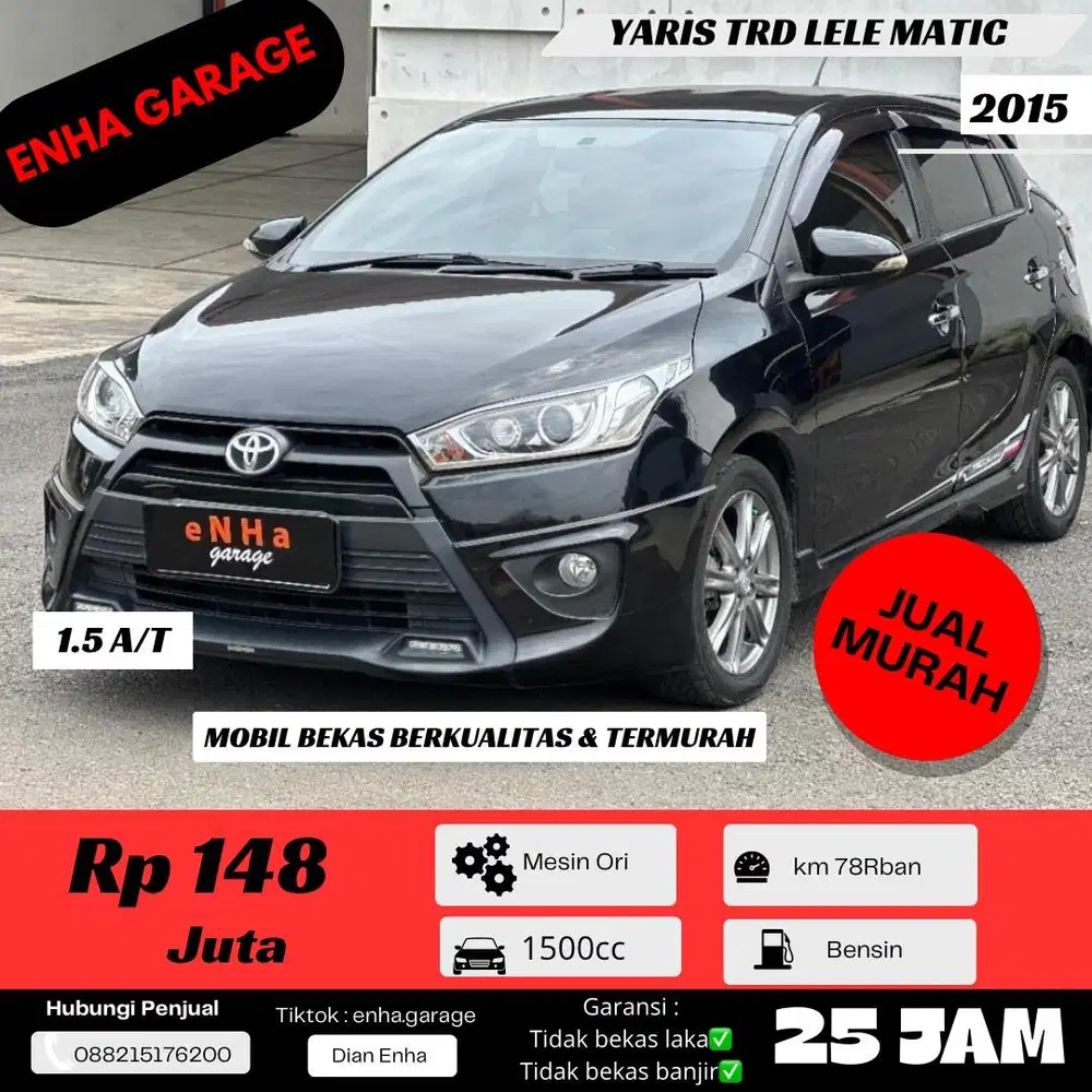 Yaris TRDs Lele Matic, Dp 8 Juta