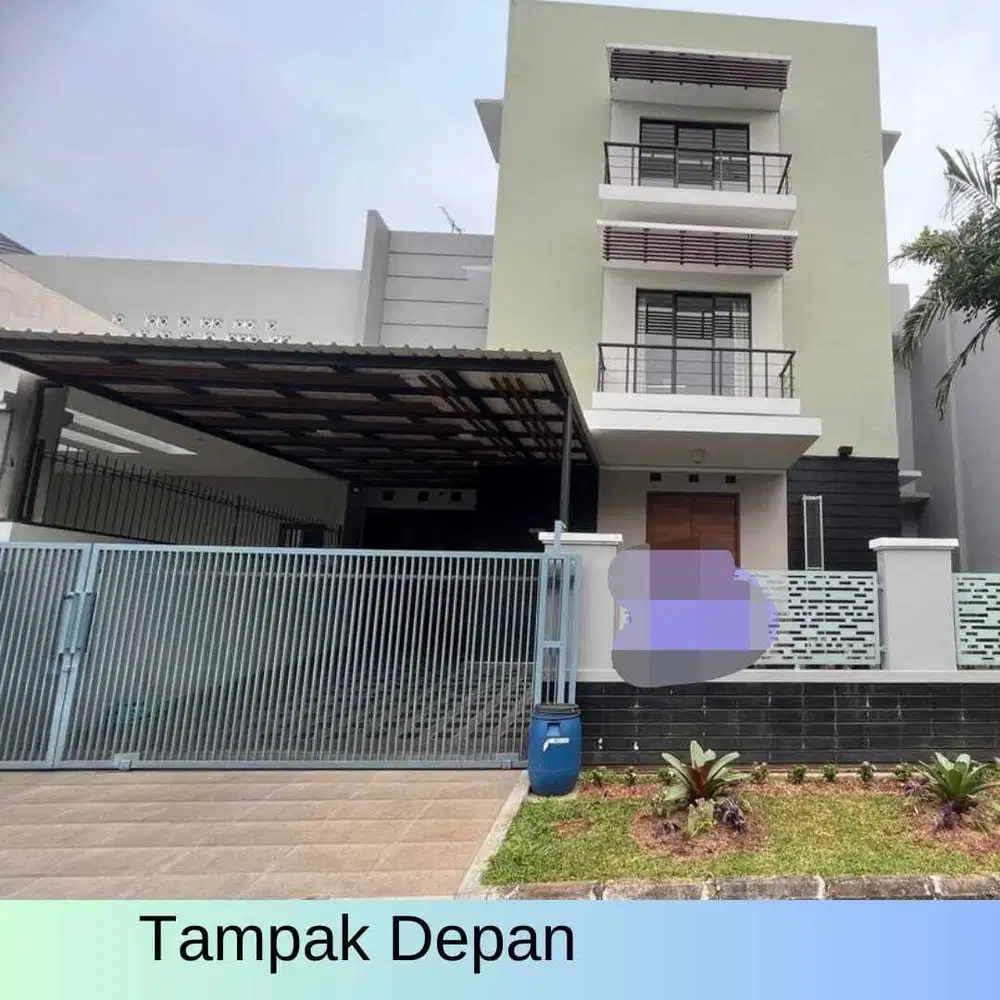 Rumah Murah 3 Lantai Di Puspita Loka BSD Dekat Al Azhar, Bisa KPR