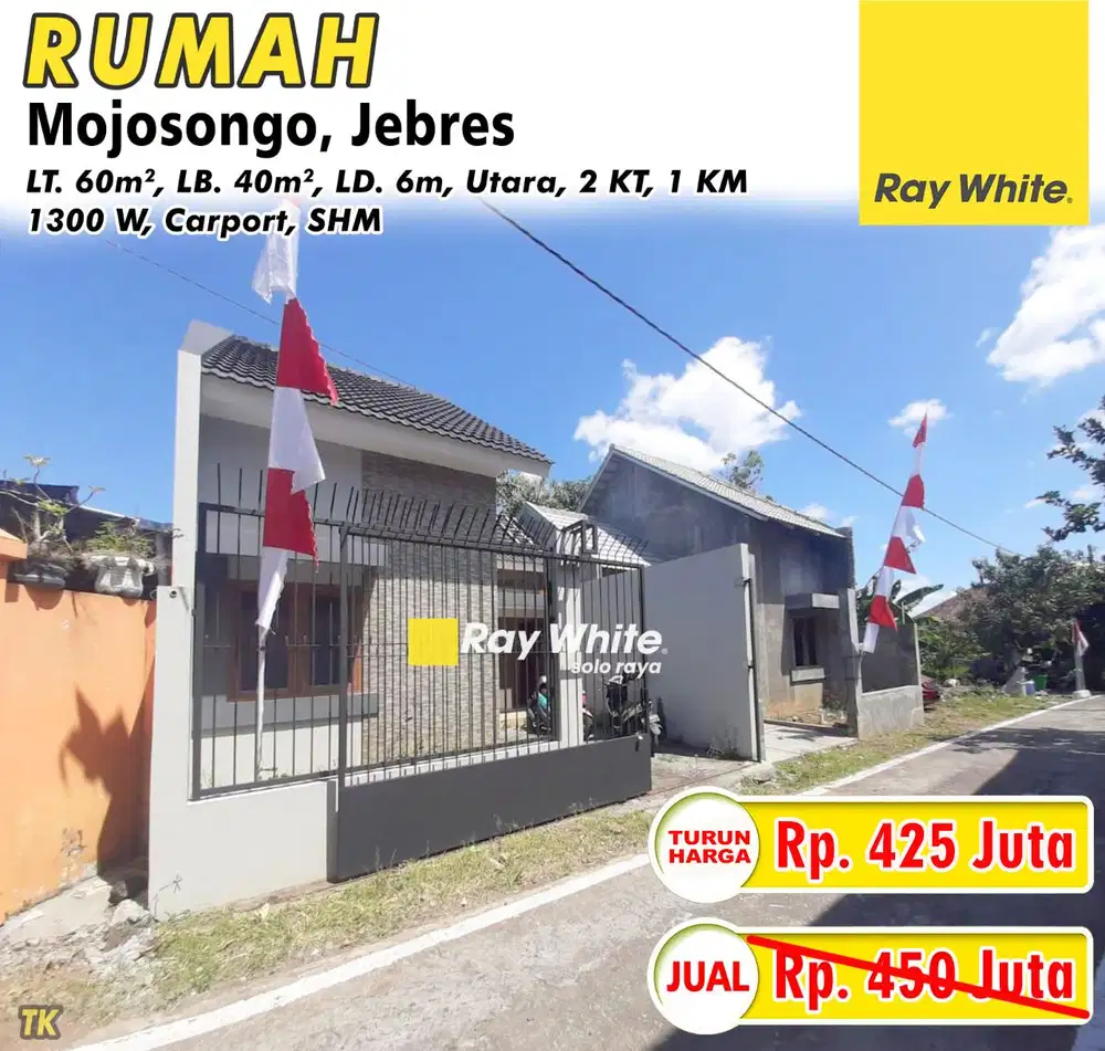 Turun Harga! Rumah Bagus Murah Mojosongo Jebres dkt UNS & Akbara