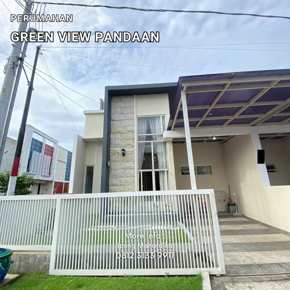Dijual Rumah Green View Regency Pandaan Posisi Hook