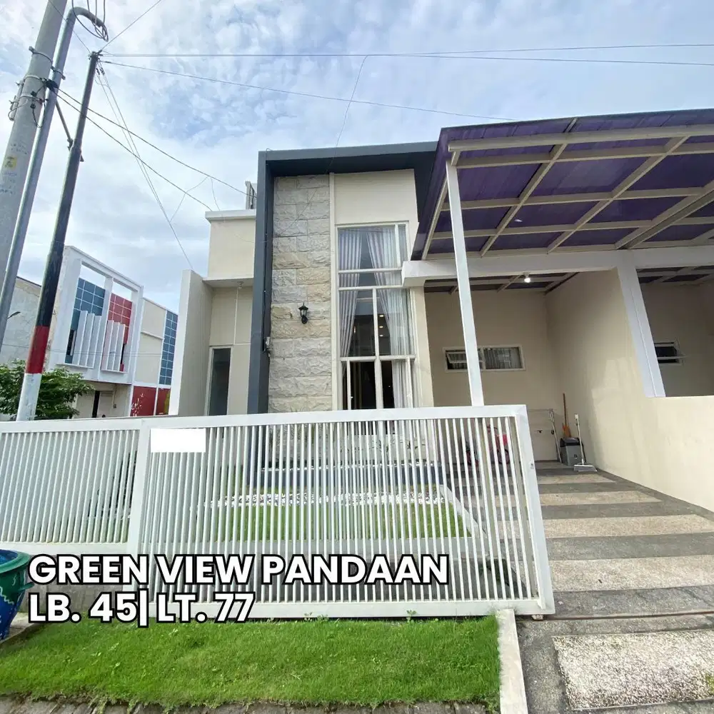 Rumah Villa di Green view regency Pandaan Siap Huni