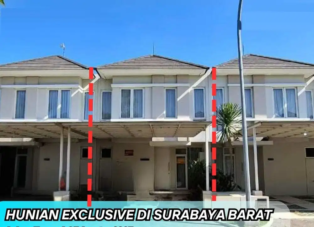 Dijual Rumah Lelang 2 lt di Grand Pakuwon Cluster Canberra Surabaya