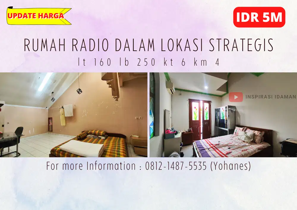 Rumah Radio Dalam Jakarta Selatan Lokasi Strategis