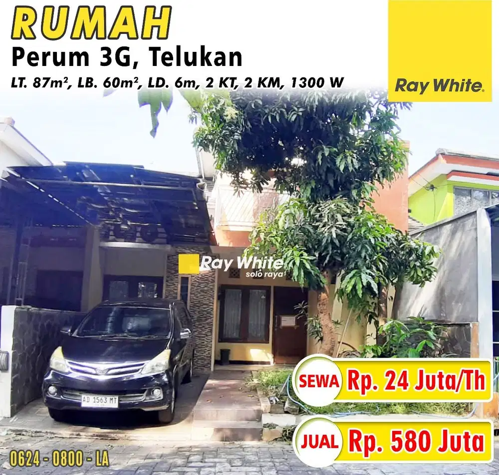 Dijual Rumah di Perumahan Elite Grogol Green Garden, Sukoharjo