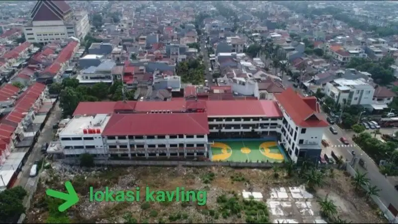 Kavling kotak dijual di Taman Palem Raja Timur Jakarta Barat