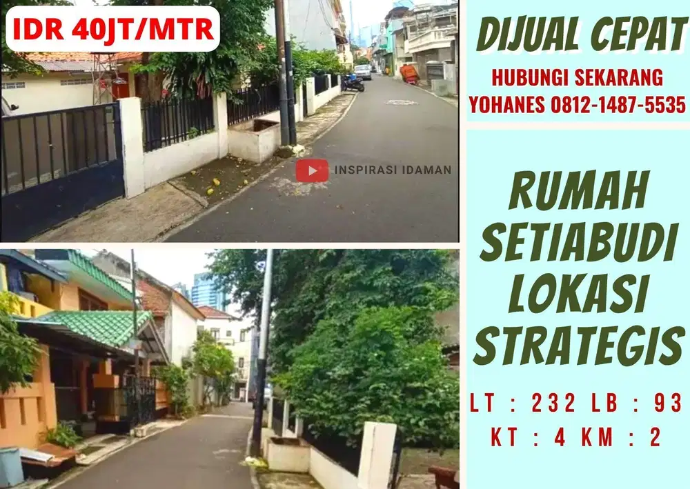 Rumah Setiabudi Lokasi Strategis
