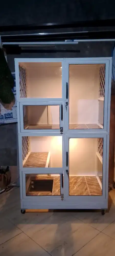 Kandang kucing alumunium baru