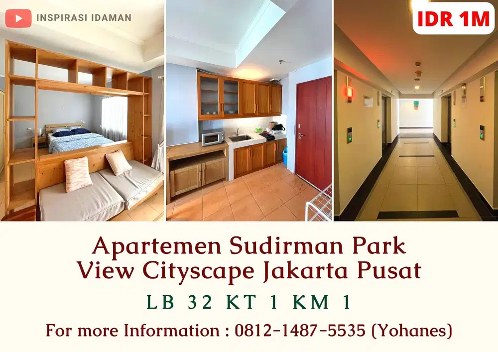 Apartemen Sudirman Park View Cityscape Jakarta Pusat