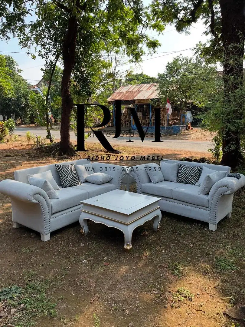 Sofa tamu custom jati