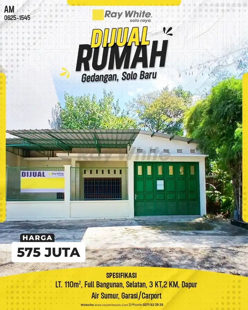 Dijual Rumah Bagus Siap Huni Di Solobaru Kawasan Industri