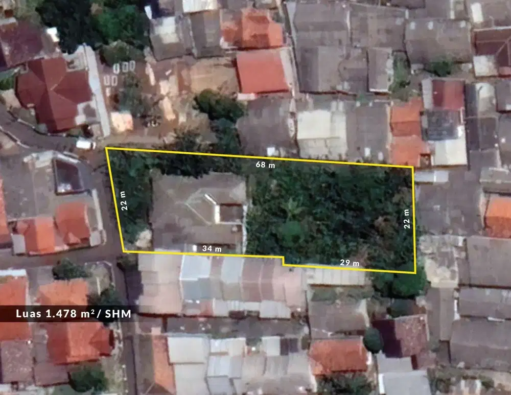 Depok timur sukmajaya keadilan tanah Luas 1478 cocok untuk cluster