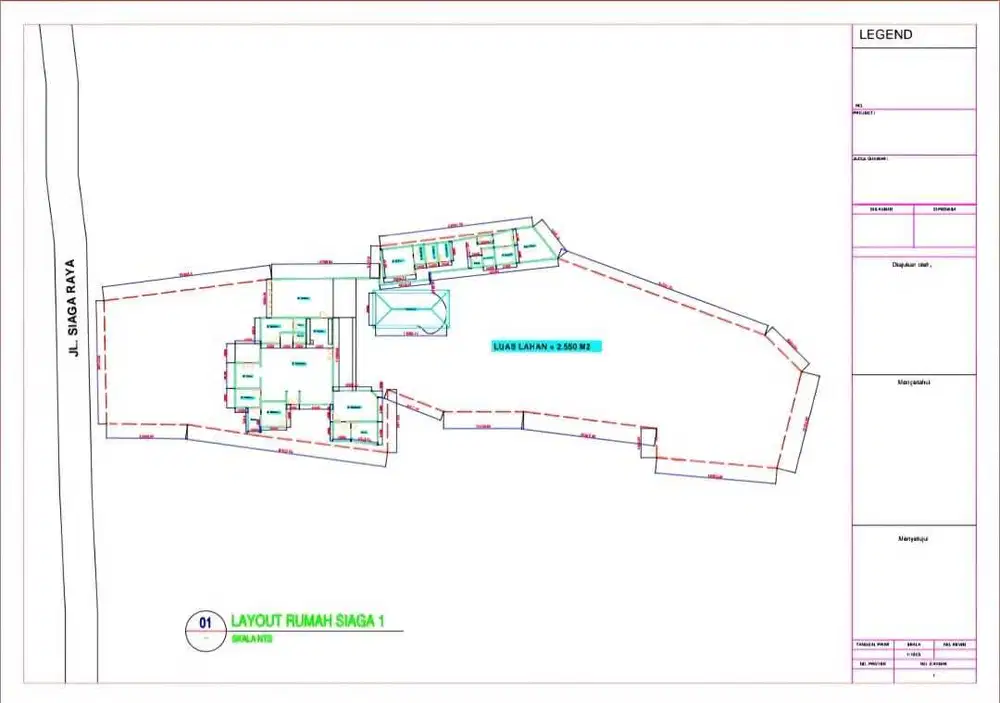 Rumah taman cocok utk keluarga besar yg mau tinggal bersama di PEJATEN