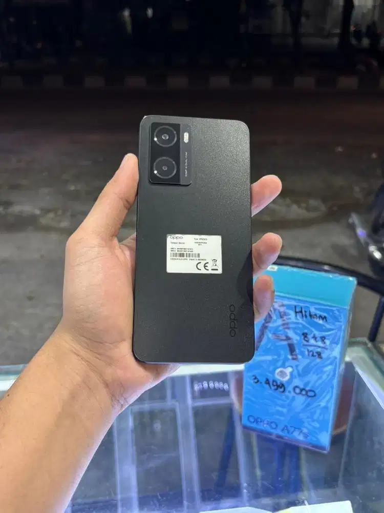 OPPO A77s Ram 8/128, Like new, Lengkap, Bergaransi.