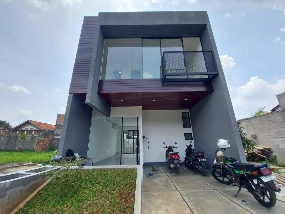 Lebak bulus cirendeu rumah asik 3 lantai modern tropical