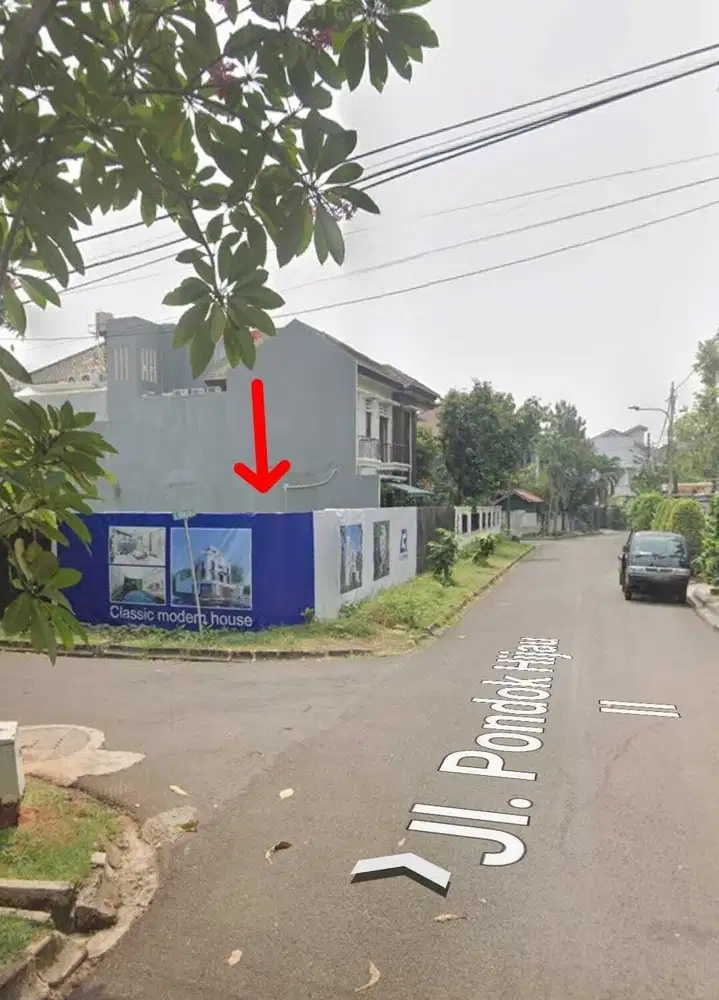 Kavling siap bangun di PONDOK HIJAU 2.PONDOK INDAH,Jaksel,prime,exclf