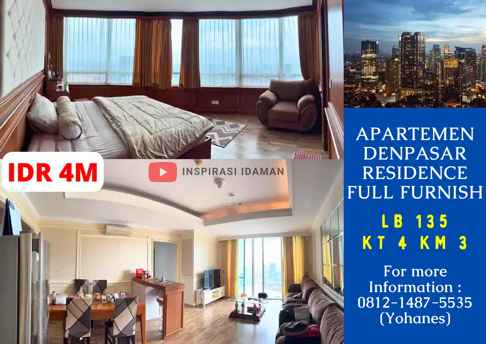 Apartemen Denpasar Residence Full Furnish