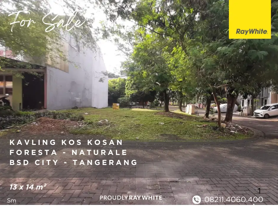 Kavling Kos Kosan  Naturale - Foresta BSD City  Tangerang  - Hoek 182