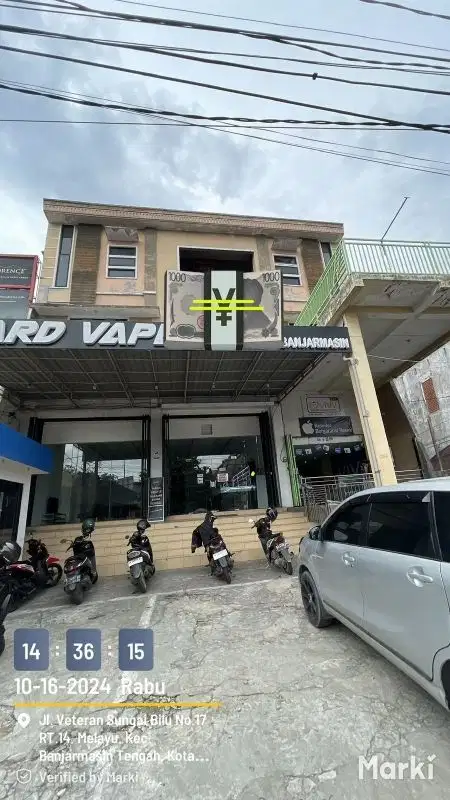 dijual ruko jalan veteran