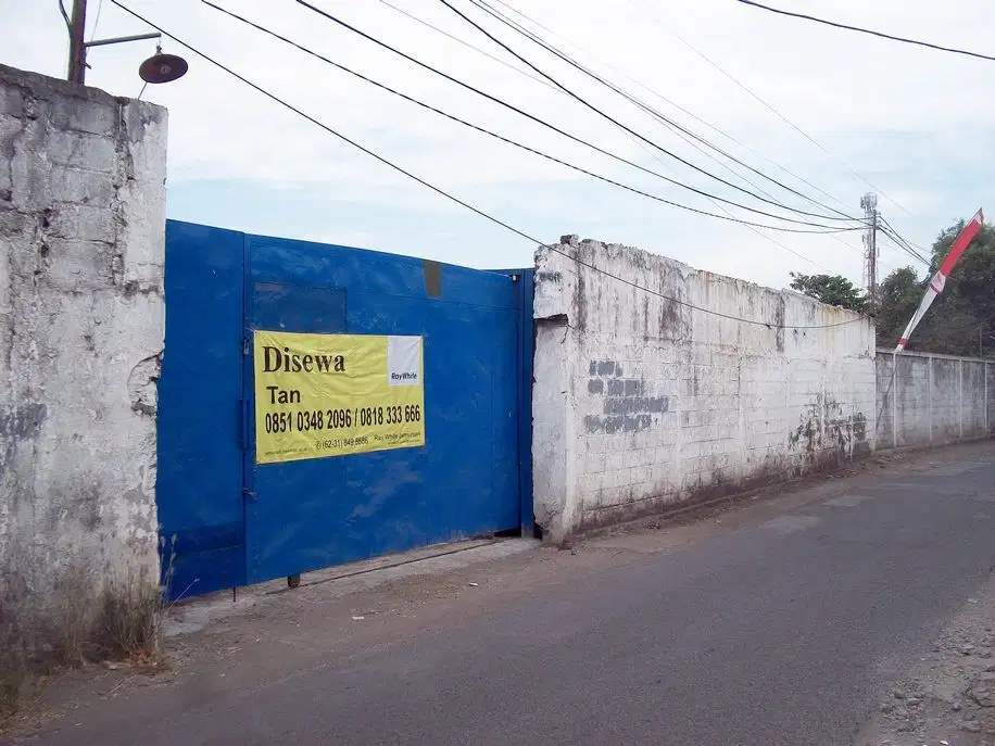 Disewakan Gudang di Sawunggaling, Sidoarjo