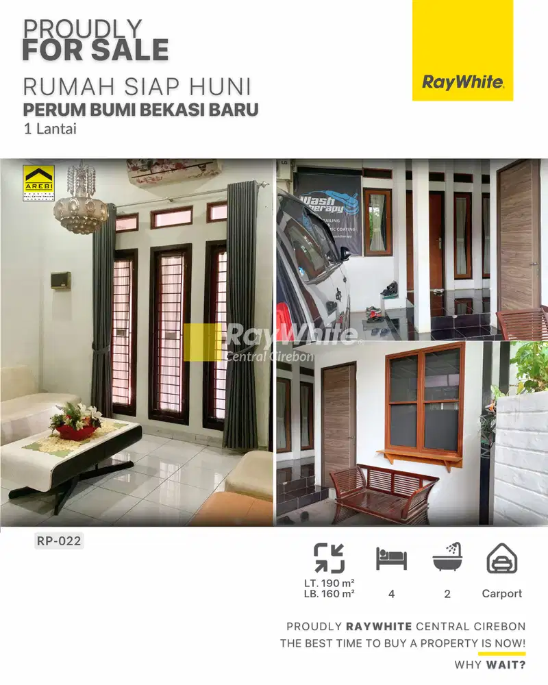 Dijual Rumah Minimalis di Perumahan Bumi Bekasi Baru