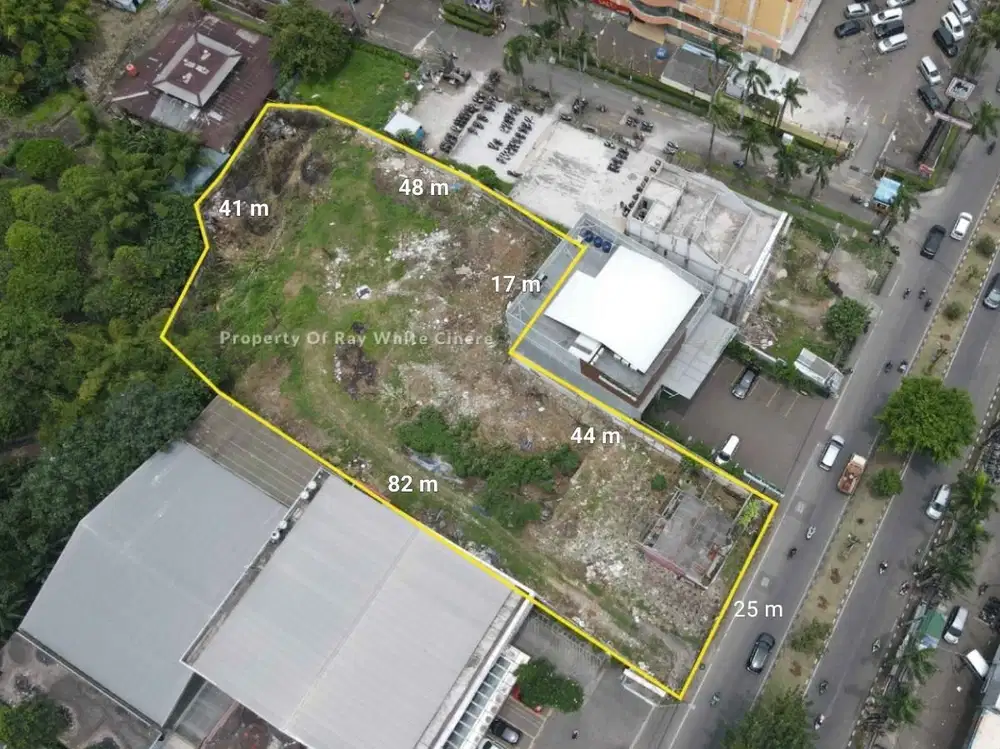 Cinere Raya tanah luas 3031 area komersial cocok untuk showroom gedung