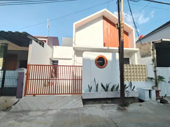 Di jual rumah baru bertema scadinavia di perum pesona anggrek bekasi