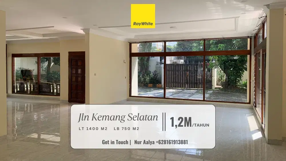 Disewa Rumah/Tempat Usaha Super Luas, di Premium area Kemang Selatan