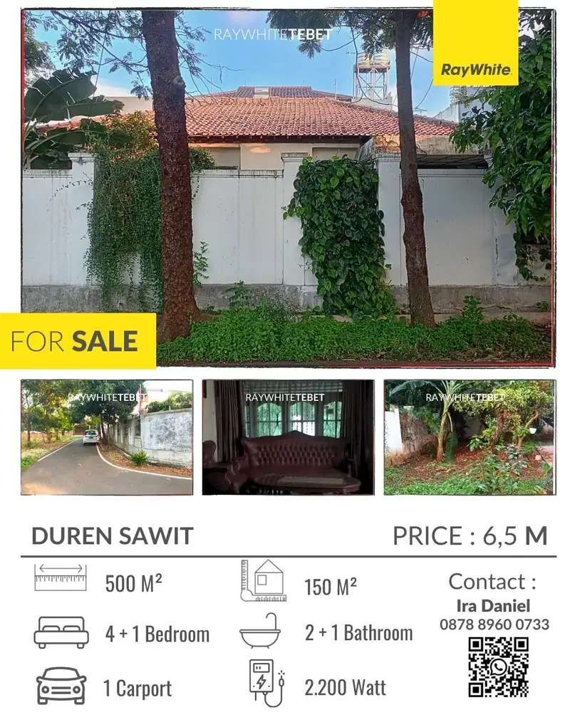 Dijual Rumah di Duren Sawit harga di bawah pasaran