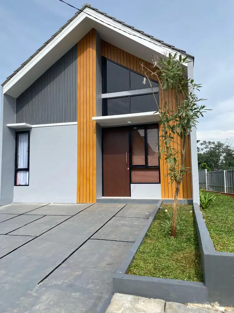 Rumah 1 Lantai 3 kamar tidur akses 10 menit ke St.KRL dan Exit tol Sawangan