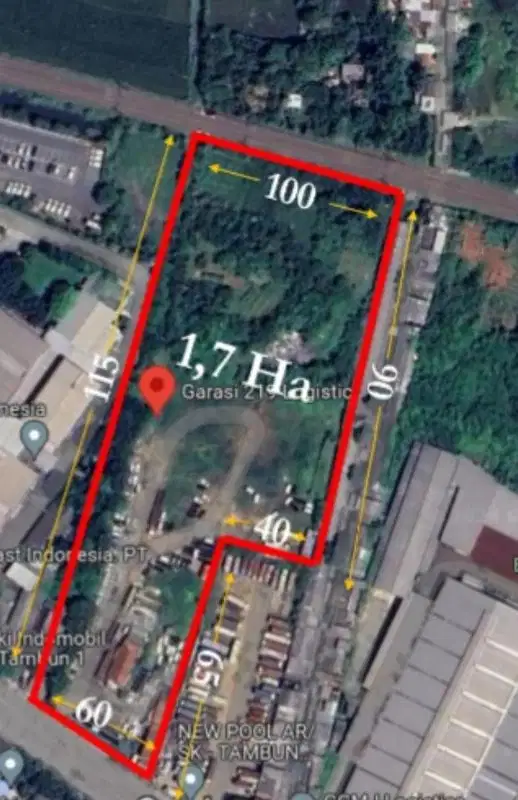 kavling komersil bekasi timur shm