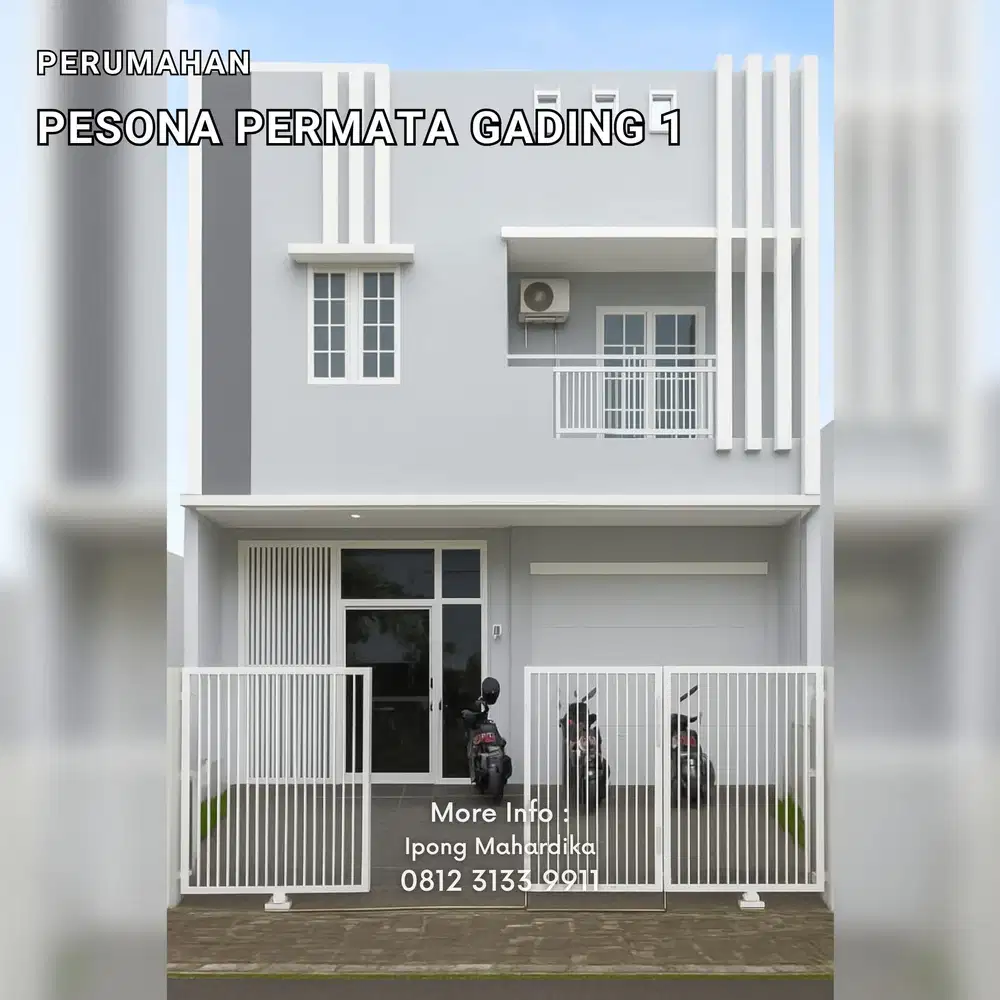 Dijual rumah Sidoarjo siap huni di Pesona Permata Gading Sudah Renov
