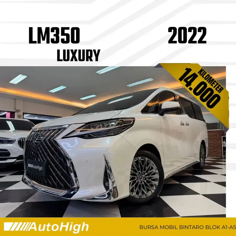 DP10% [Km14.000] LM350 7Seat 2022 White / LM 350 Reg 2023 #AUTOHIGH