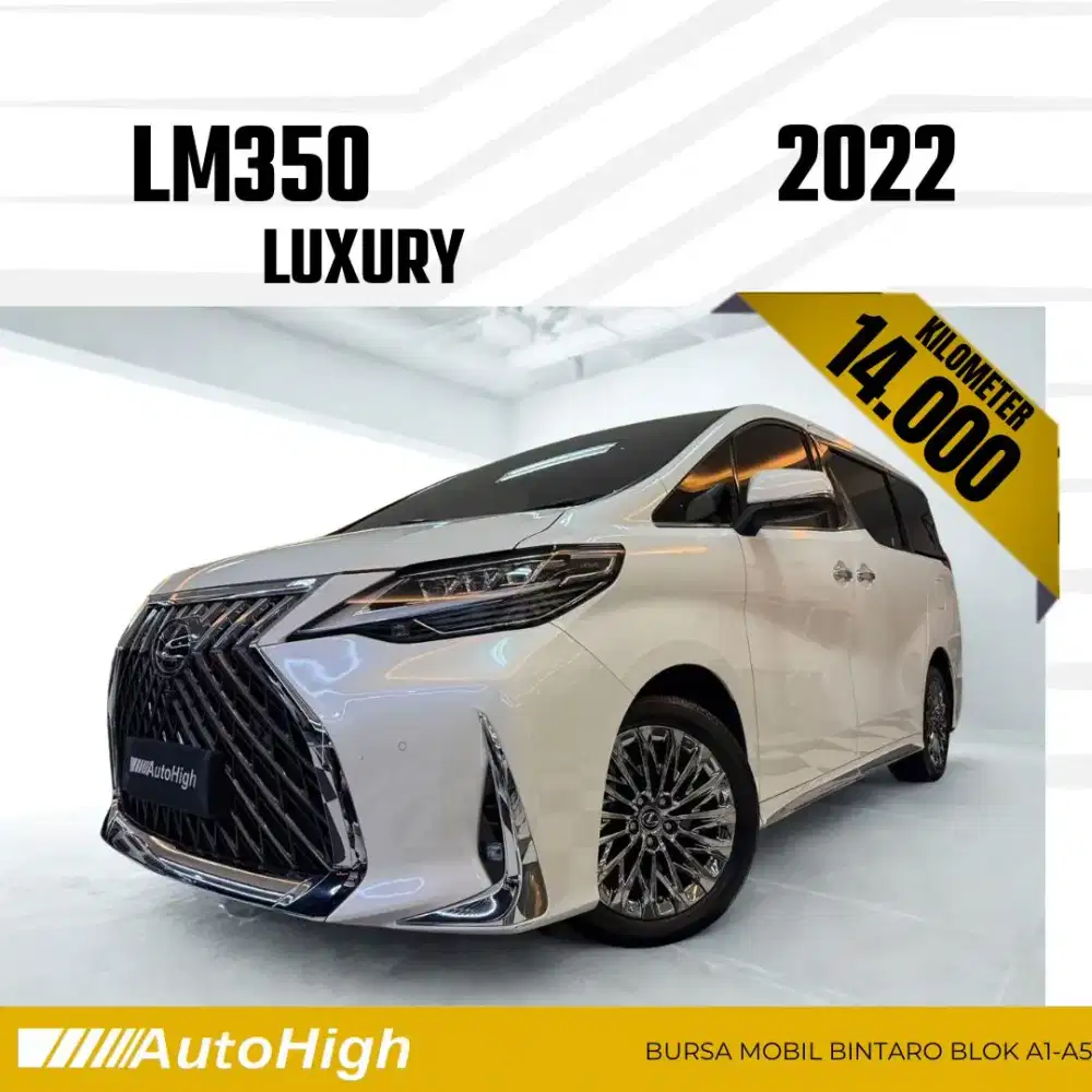 DP10% [Km14.000] LM350 7Seat 2022 White / LM 350 Reg 2023 #AUTOHIGH