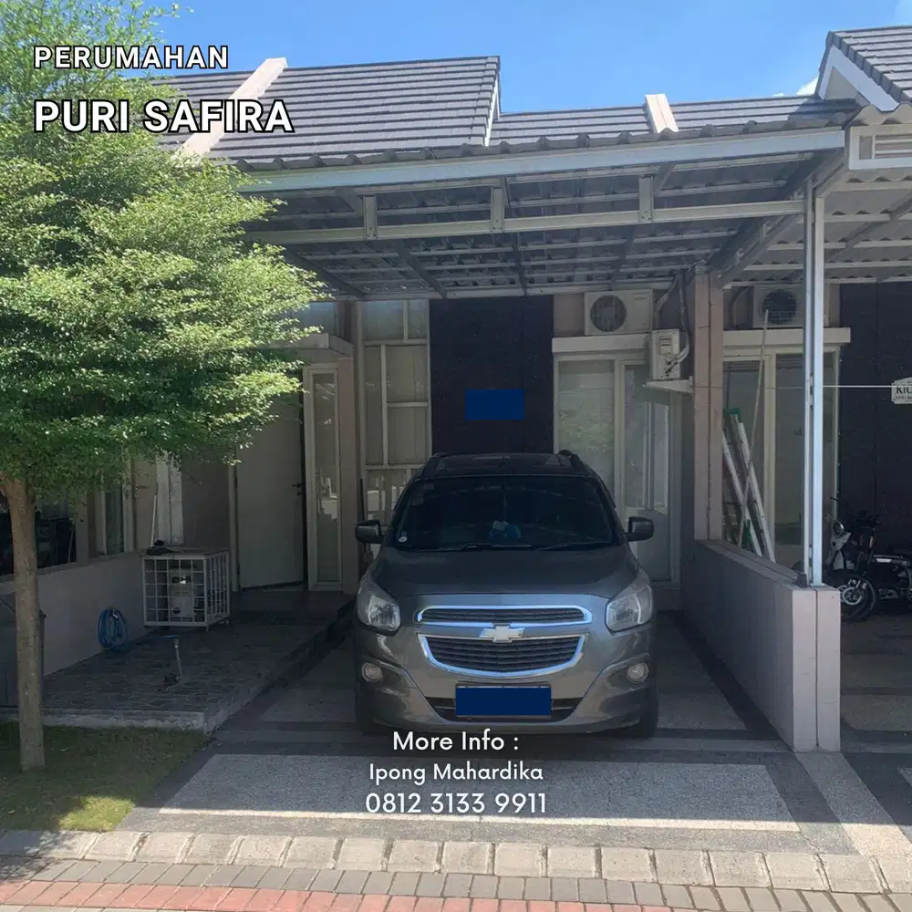 Rumah Siap Huni Gresik Perum Puri Safira Menganti