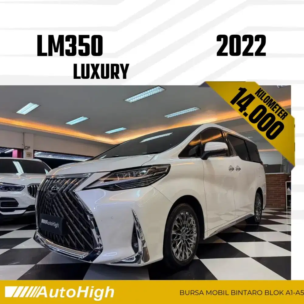 DP10% [Km14.000] LM350 7Seater 2022 White / LM 350 Reg 2021 #AUTOHIGH