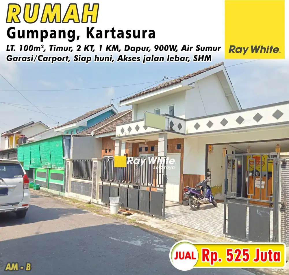 Rumah di Jual Gumpang Kartasura dekat UMS & UIN Solo