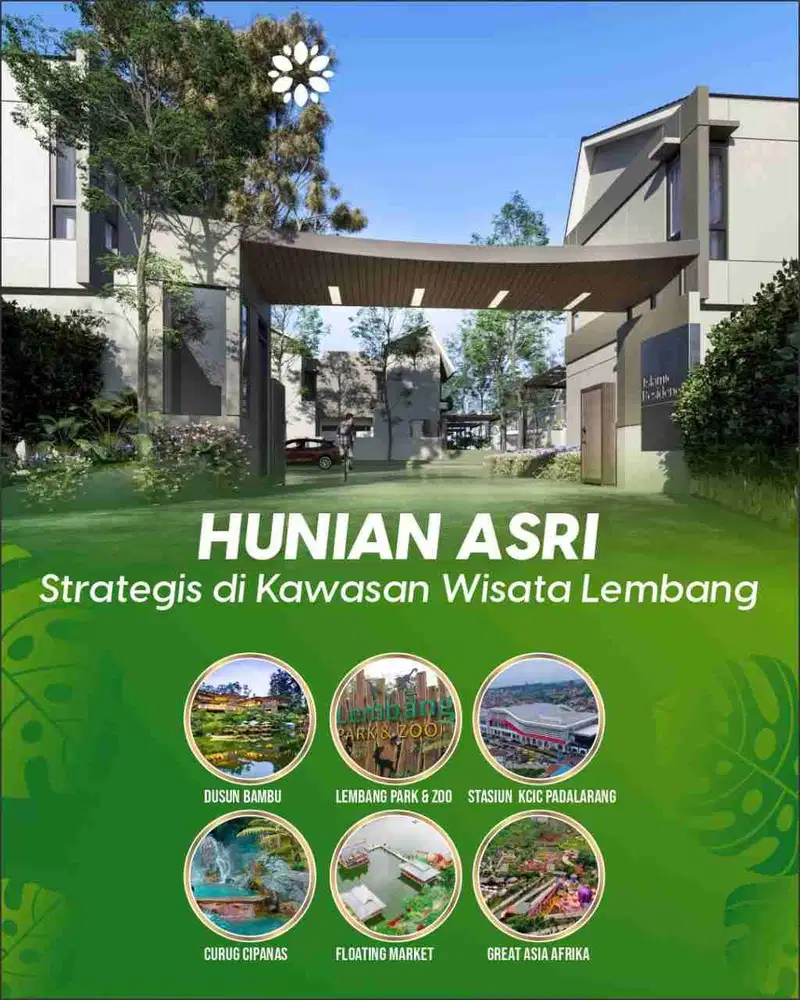 Dijual Rumah Villa Baru Murah 2 Lantai di Cigugur Parongpong Bandung Barat