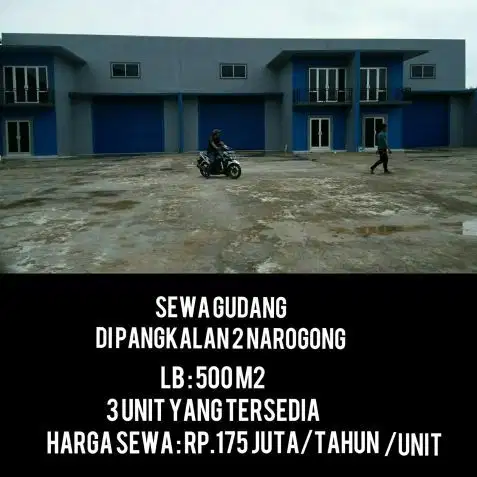 DISewa Gudang di Pangkalan 2 Narogong