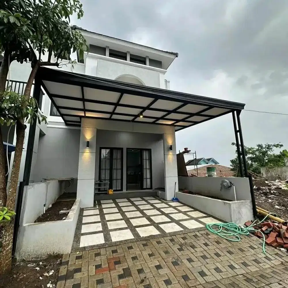 Kanopi Atap Alderon RS + Plafon Kalsiboard