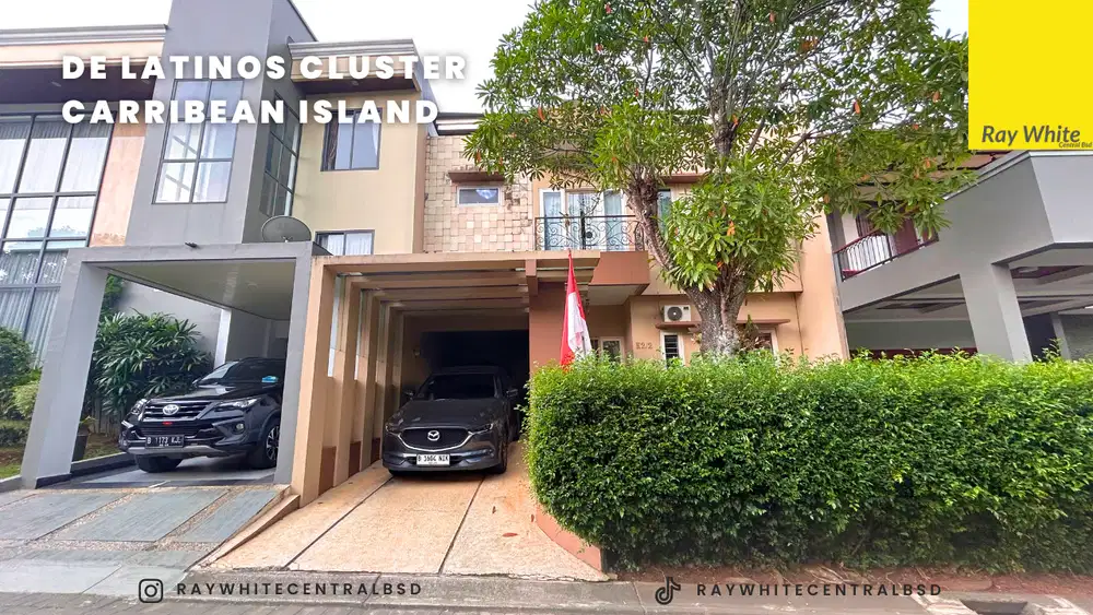 Dijual Rumah De Latinos Cluster Carribean, Luas, Nyaman dan Asri