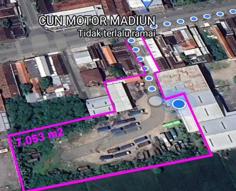 1663. Dijual Tanah di Jl Urip Sumoharjo, Madiun